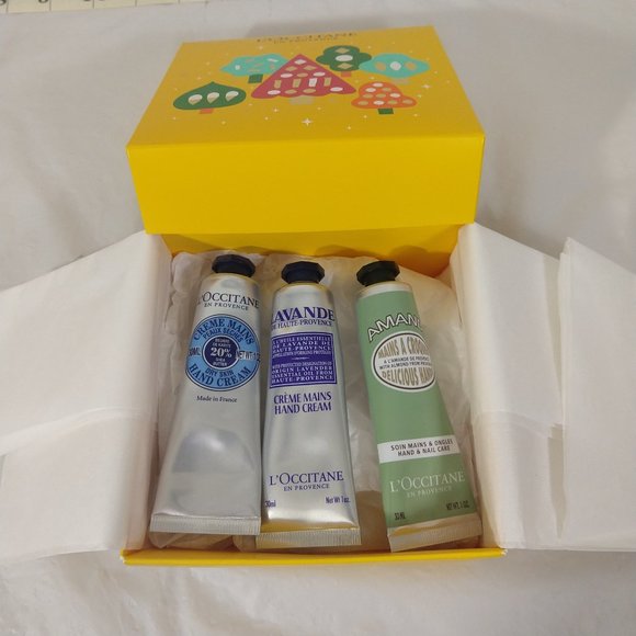 L'Occitane Hand Cream Gift Set Enriched with Shea Butter 30ML X 3 New - Picture 1 of 5